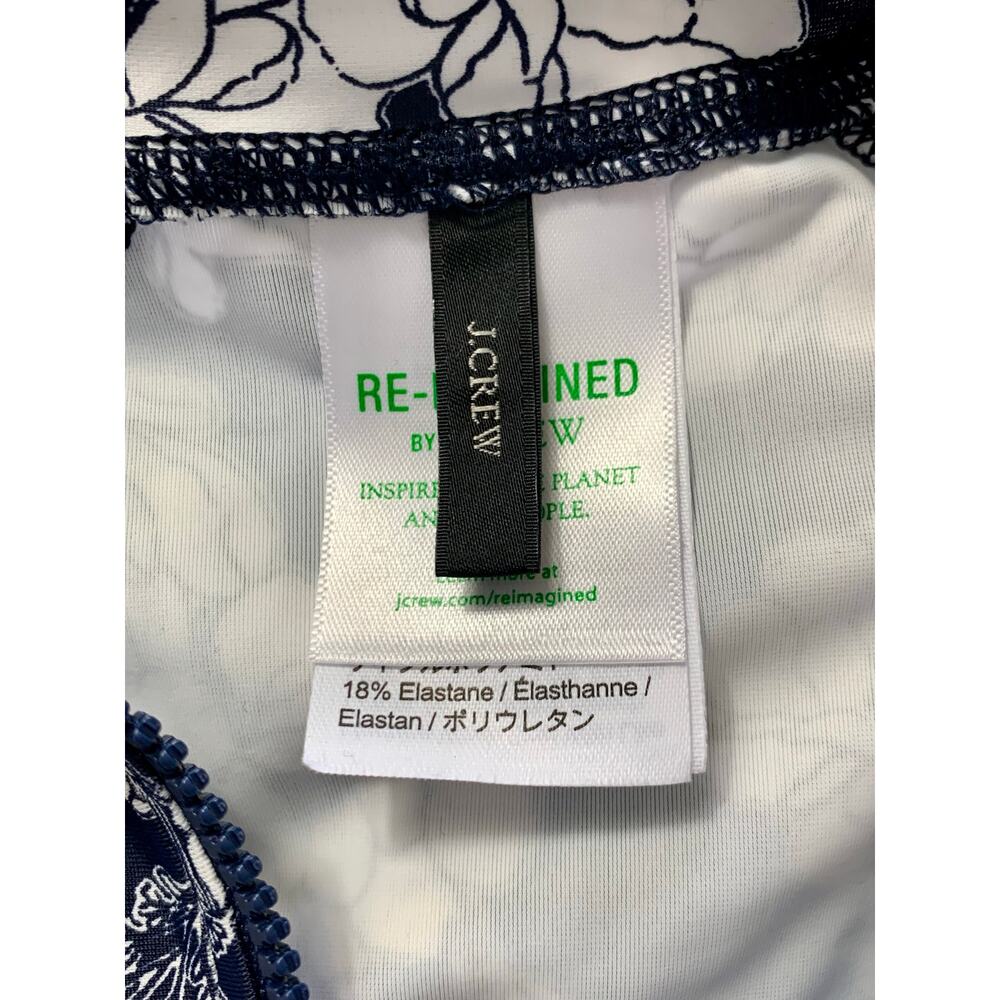 NWT J. Crew Long-sleeve Rash Guard in Mixed Magnolia Floral Size Medium - Picture 9 of 12
